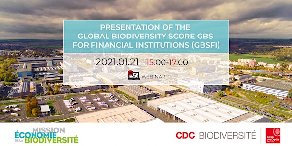 Presentation of the Global Biodiversity Score for financial institutions