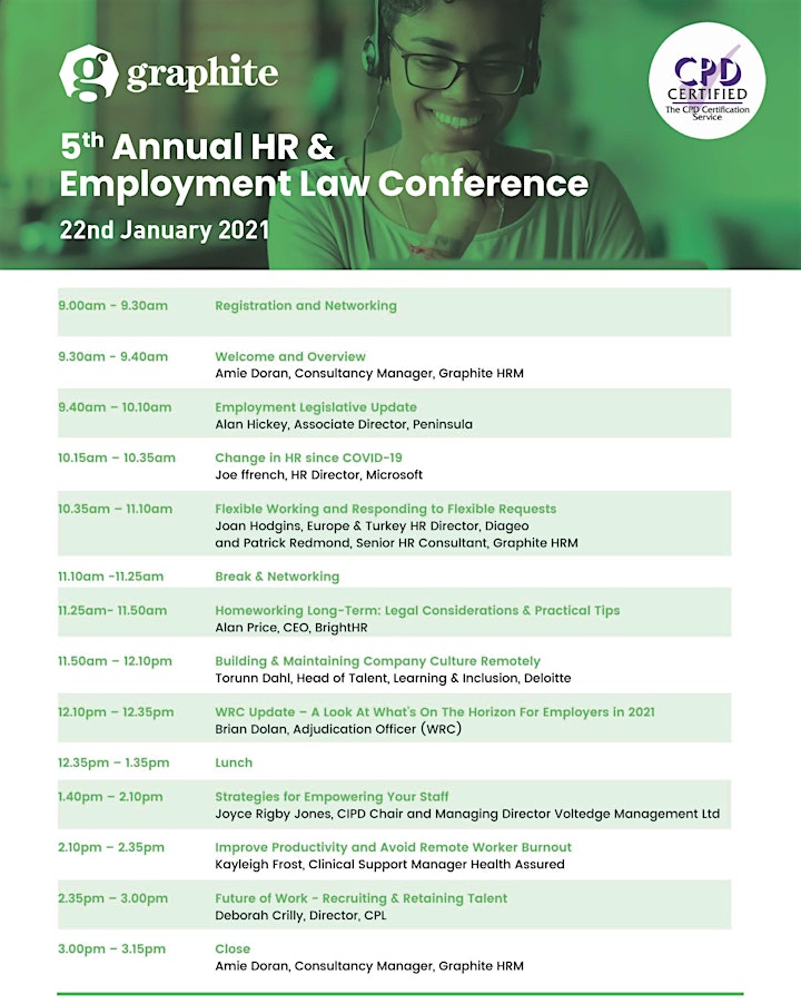 Graphite HRM Annual HR & Employment Law Conference image