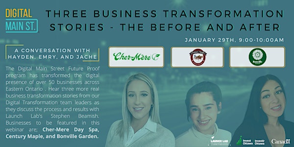 Three More Business Transformation Stories - The Before And After