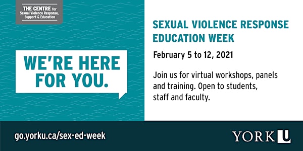 Sexual Violence Response Education Week