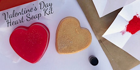 Valentine's Day Heart Soap Kit primary image