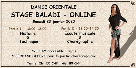 Danse orientale - Stage Baladi - Chorégraphie