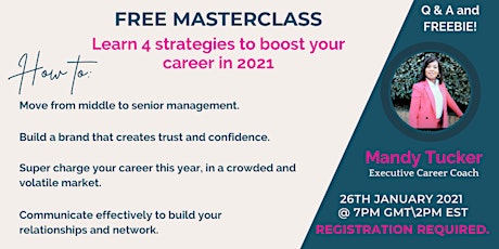 Learn 4 fundamental steps to boost your career in 2021. primary image