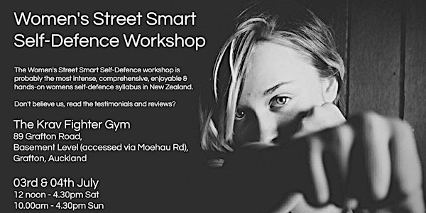 Women's Street Smart Self-Defence Workshop - Grafton July 2021