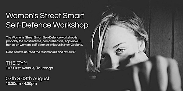 Women's Street Smart Self-Defence Workshop - The Gym, Tauranga Aug 2021