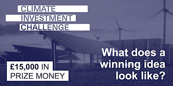 Climate Investment Challenge | What does a winning idea look like?