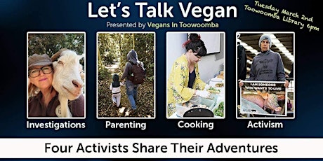 Let’s Talk Vegan! 4 Activists share their adventures primary image
