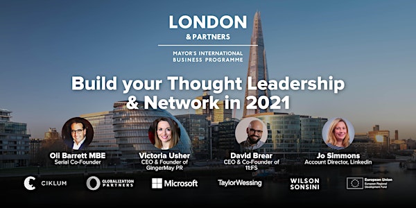 Build your Thought Leadership & Network in 2021
