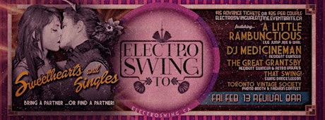 ELECTRO SWING TO ~ SWEETHEARTS & SINGLES! primary image
