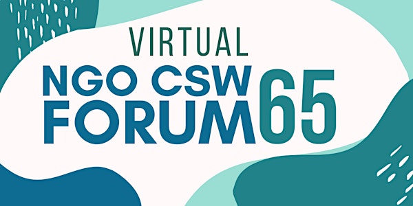 NGO CSW65 Forum Advocate Registration