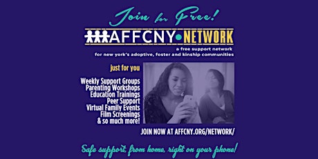 Weekly Events & Support Groups for Adoptive, Foster, and Kinship Families tickets