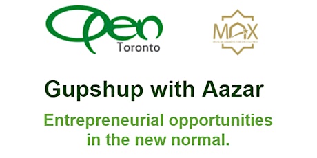 Gupshup with Aazar - Entrepreneurial opportunities in the new normal. primary image