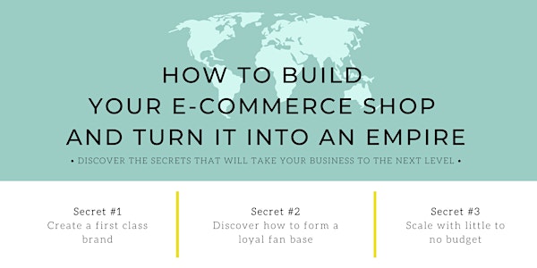 How To Build Your E-Commerce Shop and Turn IT Into An Empire