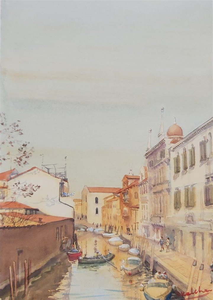 Watercolour Painting Course - an artistic Journey through Italy image