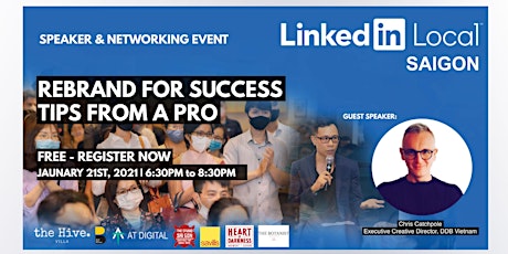 LinkedIn Local Saigon #2 | Rebrand for success: Tips from a pro! primary image