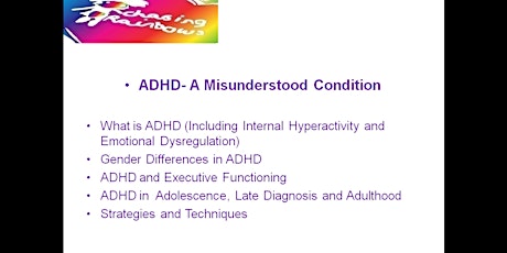 Imagem principal do evento ADHD- A Misunderstood Condition