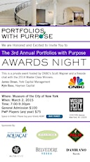 The 3rd Annual Portfolios with Purpose Awards Night primary image
