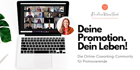 Hauptbild für Online-Coworking-Community für Promovierende - Probemonat (Februar 2021)