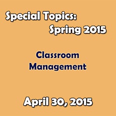 Topic Sessions:  Classroom Management primary image