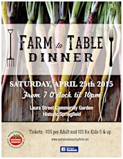 Sustainable Springfield Spring Farm to Table primary image
