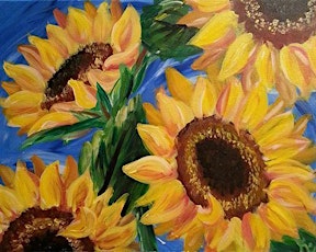 "Sunflowers" Step-by-Step Painting at Jaime's in North Andover, MA primary image