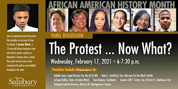 The Protest... Now What., A Panel Discussion
