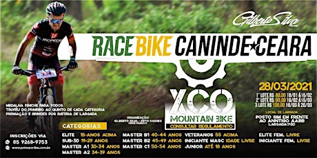 Imagem principal do evento 1º XCO Canindé RACEBIKE