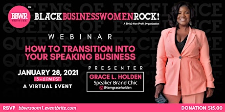 HOW TO TRANSITION INTO YOUR SPEAKING BUSINESS! primary image