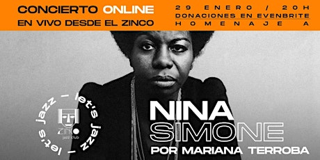Imagen principal de Homenaje a Nina Simone por Mariana Terroba | ONLINE