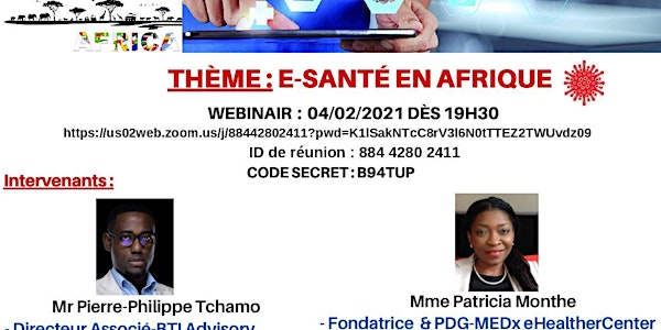 Digital afterwork TelecomParis Africa E-sante en Afrique