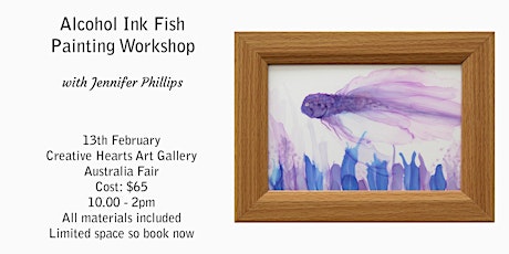 Alcohol Ink Fish Painting  Workshop primary image