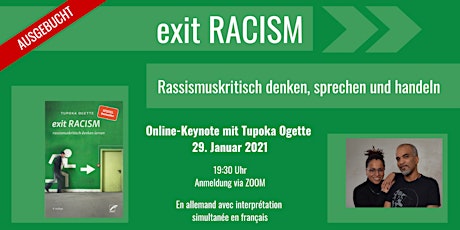 Online-Keynote: Exit Racism-Rassismuskritisch denken, sprechen und handeln