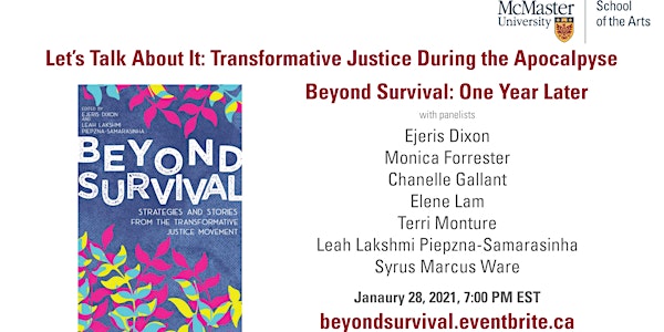 Let's Talk About it: Transformative Justice During the Apocalypse