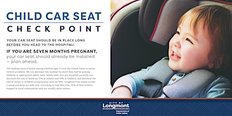 Imagem principal de CHILD CAR SEAT CHECKPOINT - LONGMONT FIRE