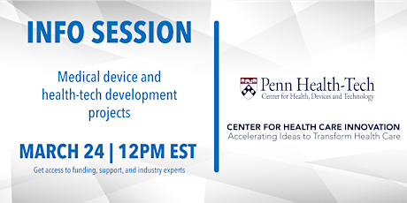 Penn Health-Tech Call for Proposals Info Session primary image