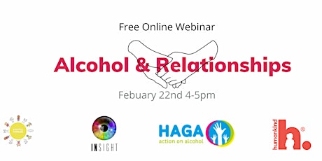 February Webinar: Alcohol & Relationships primary image