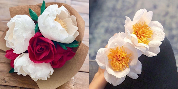 Learn Paper Craft Flower- Virtual Workshop [ Little Flowers Everywhere ] image