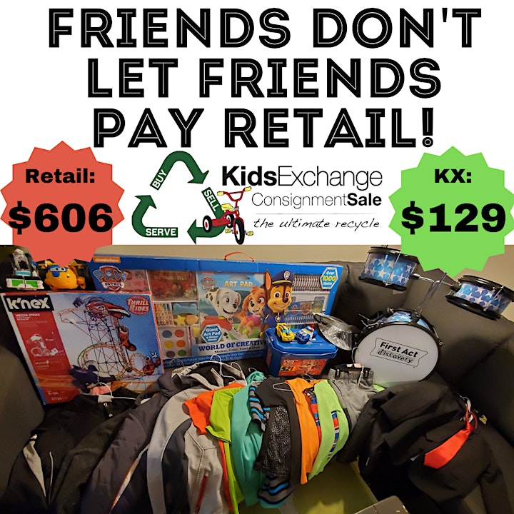 KX Kids Consignment Sale February 2022 - FREE admission! image
