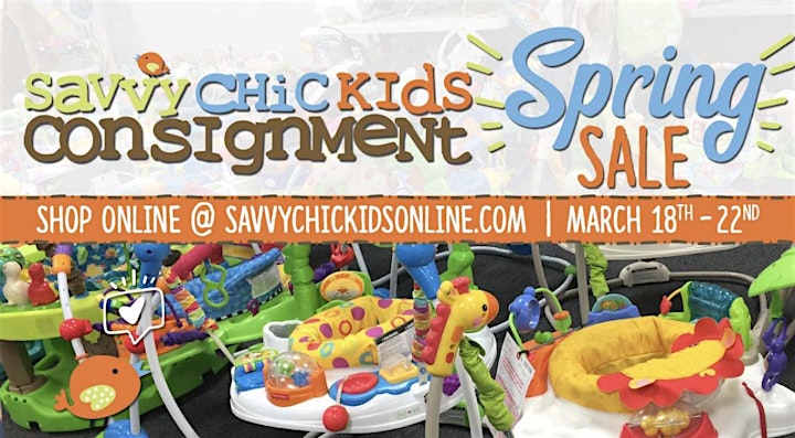Savvy Chic Kids Consignment Spring ONLINE VIP Sale! image