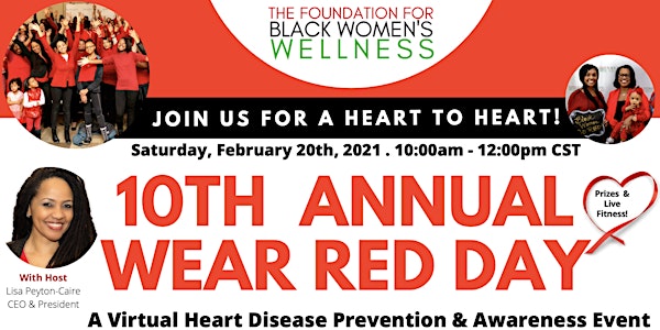10th Annual National Wear Red Day Virtual Event