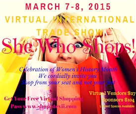 Just Stevii Presents: She Who Shops! Virtual International Trade Show primary image