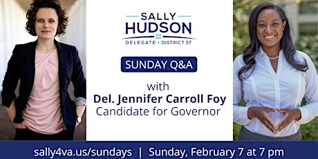 Sunday Q&A with Delegate Jennifer Carroll Foy