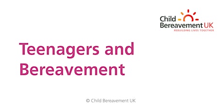Teenagers and bereavement (3-hour online) tickets