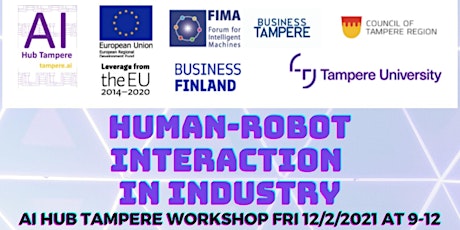 AI Hub Tampere Virtual Workshop: Human-Robot Interaction in Industry