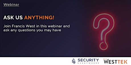 CyberSecurity - Ask Us Anything  26th February 2021 primary image