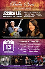 Bella Sera Concert Series - Jessica Lee primary image