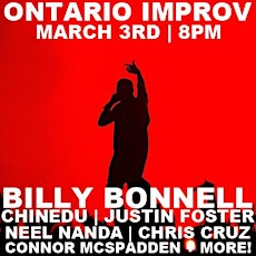 Billy Bonnell at the Ontario Improv Tuesday, March 3rd at 8pm! primary image