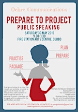 Plan to Project (Public Speaking) primary image