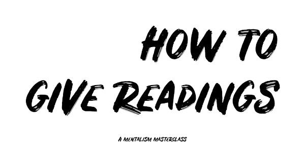 How  To Give Readings (for magicians)