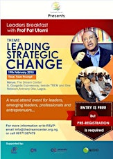 Leaders Breakfast With Prof Pat Utomi primary image